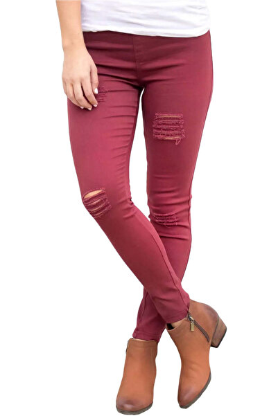 WildFashion Denim pants with cuts and pockets Q696-81
