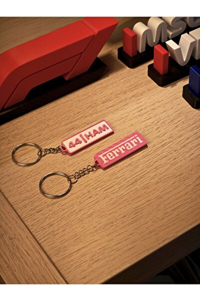 Volson Design F1 Formula 1 Lewis Hamilton Ferrari Anahtarlık