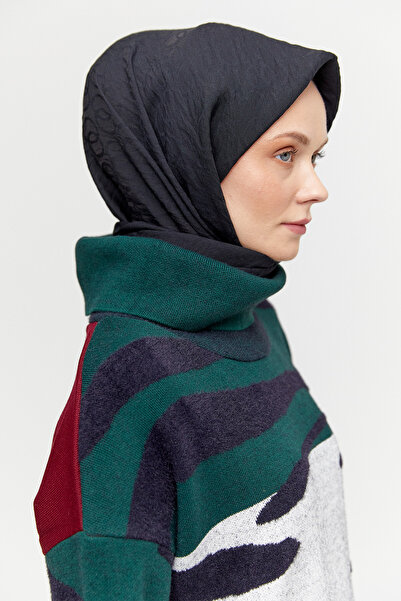 Setrms Yuvarlak Desenli Viskon Eşarp