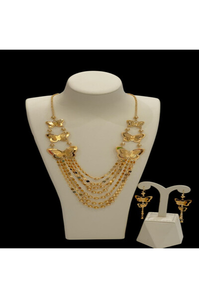 Un طقم بديل الذهب ملكي راقي لا يسبب الحساسيه