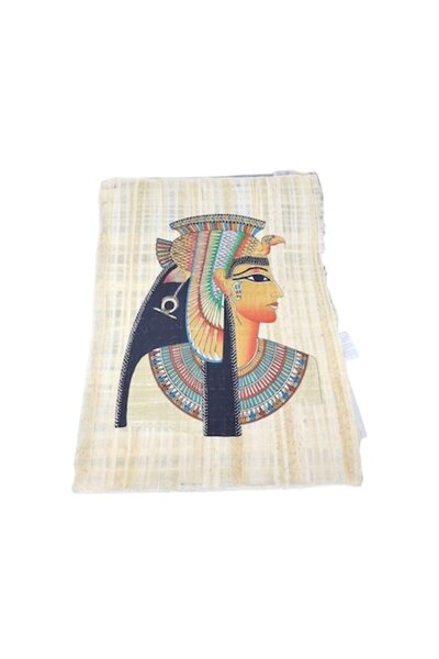 ABS Картина 43X31 см, ръчно рисувана, египетски стил, папирусова хартия, I28