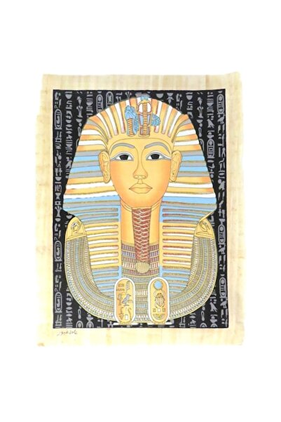 ABS Tablou de perete 42/32cm, vedere dublă, pictură în stil egiptean, pictată...