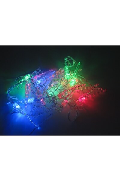 ABS Lumini LED țurțuri cu iluminare intermitentă multicoloră