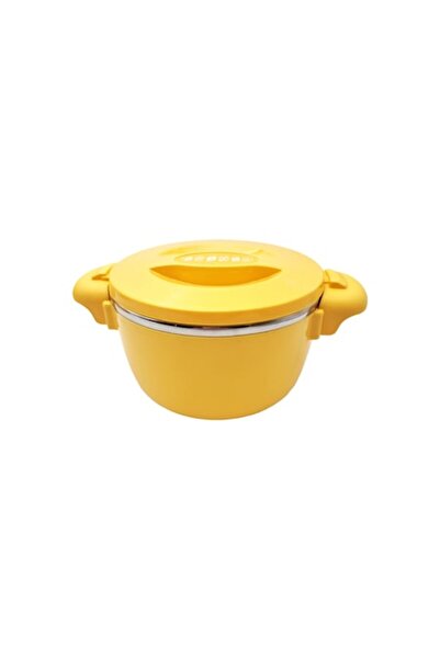 ABS Thermal food container, orange, 0.4 L, with handles