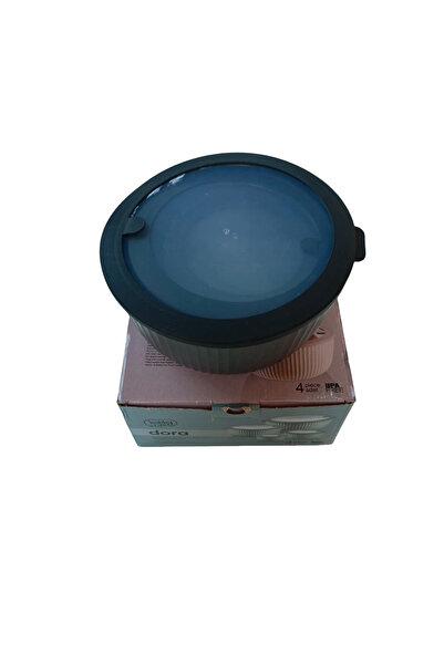 HOBBY LİFE Set of 4 Luxury Storage Containers with Leak-Proof Lids (Elegance Series) - 8.6 L