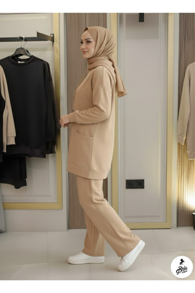 Bala Giyim Kadın Kapüşonlu Alt Üst Takım