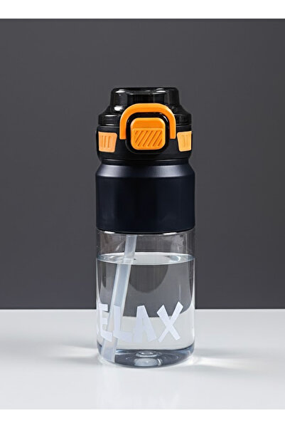 Bisbell 600ml Portable Water Bottle with Straw | BPA-Free | Leak-Proof Gym Office,BB4054B