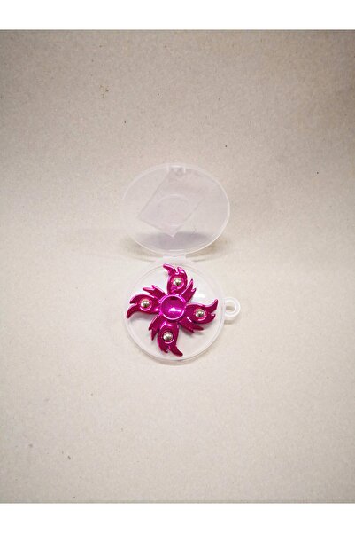 TGB Metalik Koyu Pembe Stres Çarkı Bilyeli Rulmanlı 4 Kanatlıdır