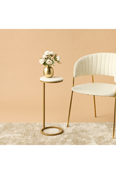 Lifestyle Marble Top C Accent Table