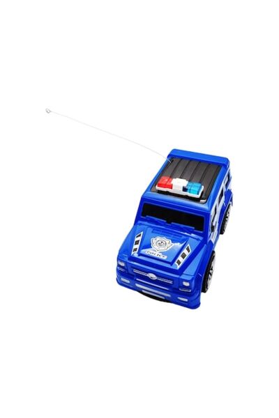 ABS Remote Control Police Car, 16 cm, Blue