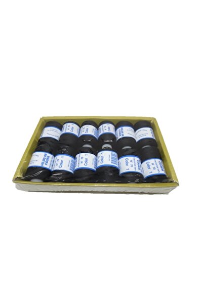 ABS Black Sewing Thread Set, 12 pcs