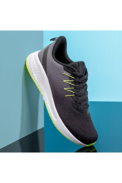 BMoD Teniși bărbătești negri, gri și verzi MOD09506