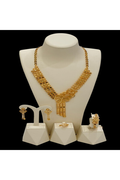 Un طقم بديل الذهب ملكي راقي لا يسبب الحساسيه