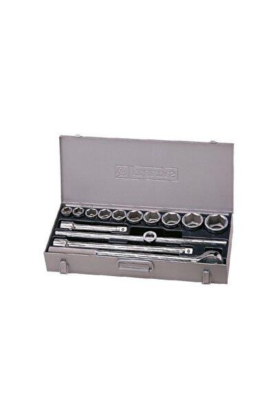 İzeltaş 1119 00 6114 3/4” Altı Köşe Lokma Anahtar Takımı (14 parça, mm)