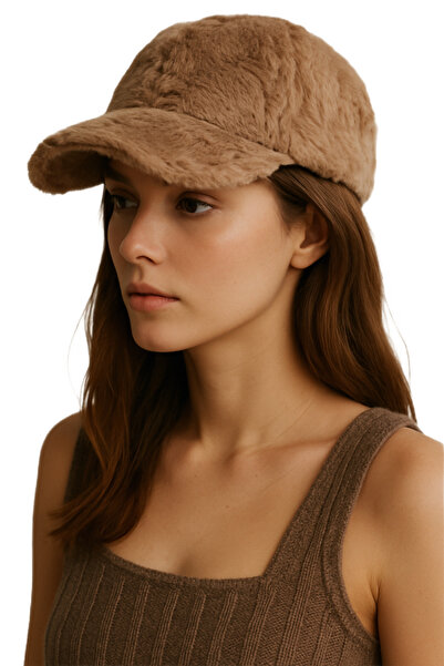 CosmoOutlet قبعة شتوية نسائية من الفرو الناعم ذات ملمس ناعم ودافئ