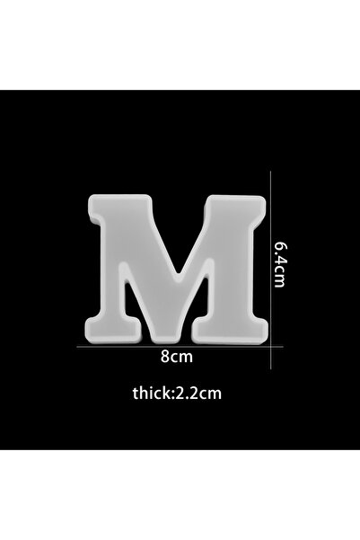 Choice21 M Mold 26 Letter Mold Alphabet Number Silicone Molds Crystal Glue Ep...