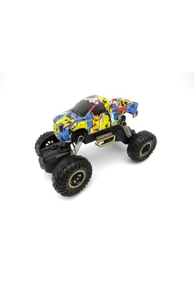 ABS Monster Truck Car with Large Wheels, Springs, and Remote Control