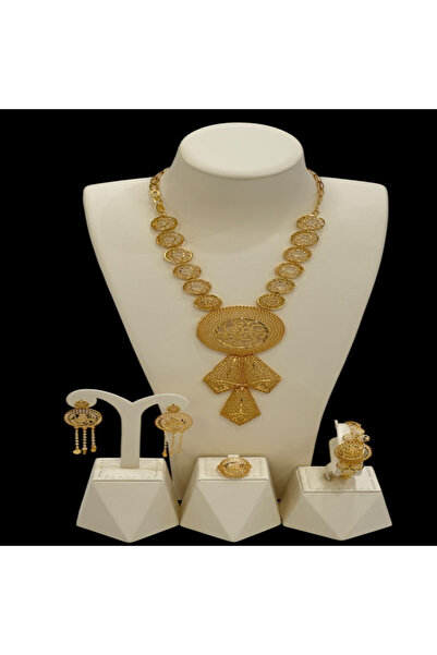 Un طقم بديل الذهب ملكي راقي لا يسبب الحساسيه