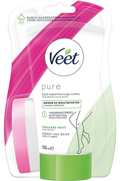 Veet كريم إزالة الشعر أثناء الاستحمام للبشرة الجافة 150 مل