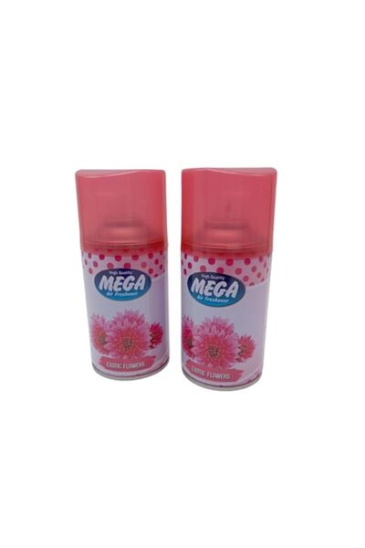 MEGA Aparat odorizant MEGA, Flori exotice, 2x205ml