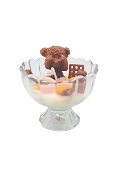 ABS Lumânare parfumată termică în formă de cană - Ursuleț de pluș (ciocolată ...