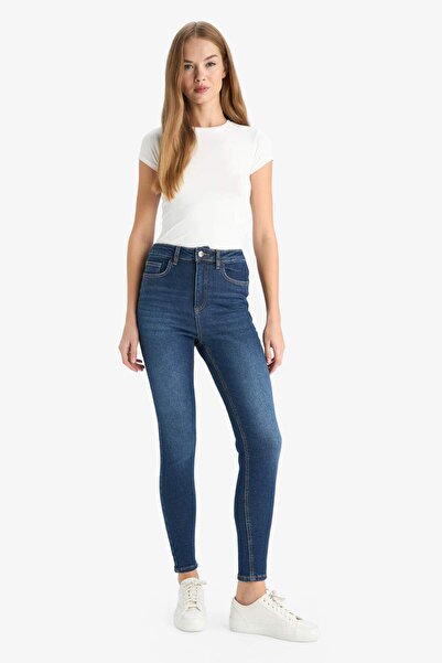 DeFacto Pantaloni de blugi skinny cu talie înaltă până la gleznă F2964AX25WN