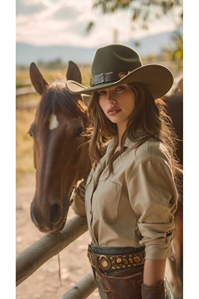 LAGRANZE Western Cowboy Şapka