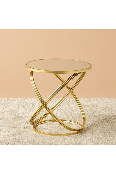 Lifestyle Orion Mirror Top Side Table - 45x45 cms