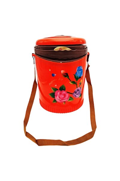 ABS Set 3 caserole, red, 4 l, with transport handle