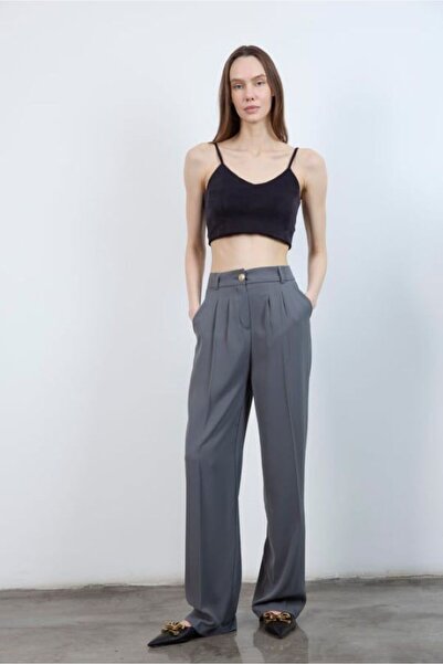 Paydey Premium Πλισέ παντελόνι palazzo