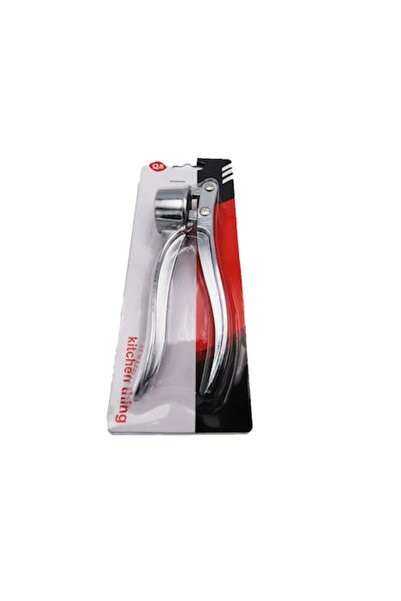 ABS Чеснотрошачка, метална, 15 см, сребриста