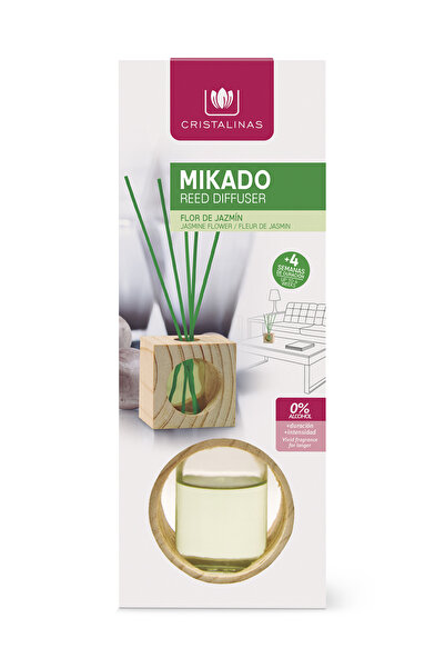 Cristalinas Odorizant camera cub lemn 0% alcool – Iasomie verde 30 ml