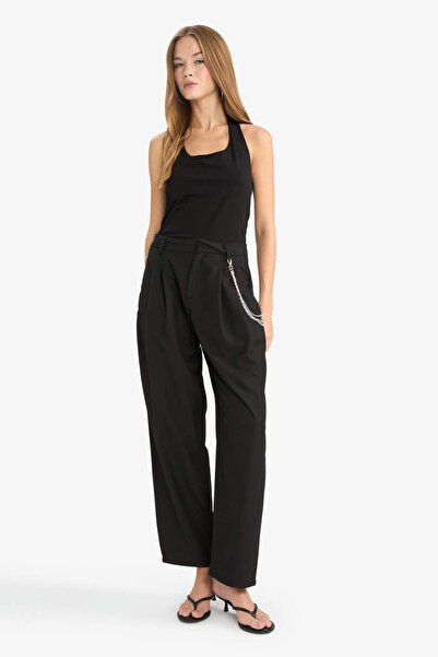 DeFacto Baggy Fit Double Pocket Regular Waist Standard Length Pants F9456Ax25Au