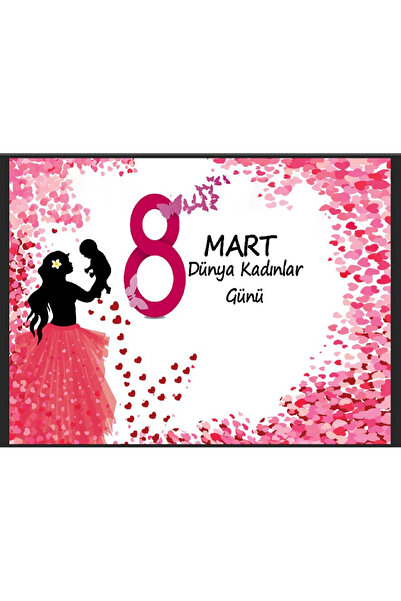 PROMISEBACKDROP2 Kadınlar Günü, 8 Mart, Okul Etkinlik Fotoğraf Çekimi Kumaş A...