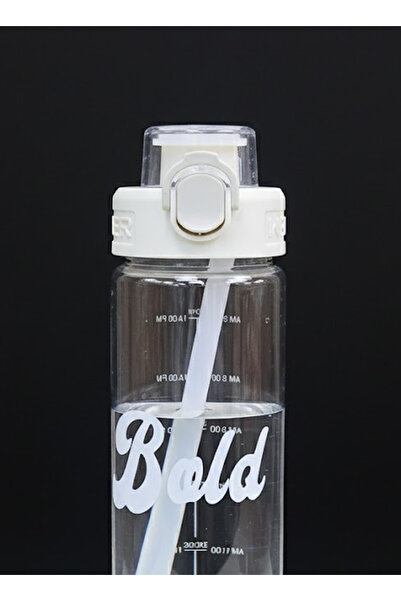 Bisbell 700ml Straw Water Bottle | BPA-Free | Leak-Proof Gym Office Travel Hydration,BB4055W