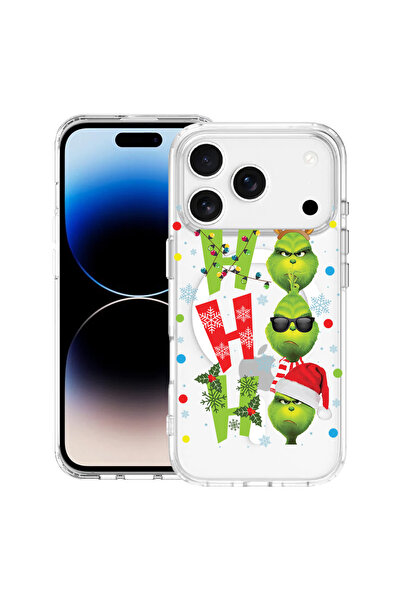 bestcase Carcasă antișoc MagSafe TPU pentru Apple iPhone 17 Pro Max, Grinches...