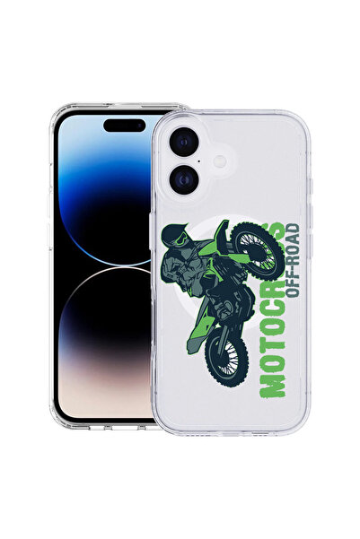 bestcase Carcasă MagSafe Anti-Șoc TPU pentru Apple iPhone 17, Motocross, 2087...