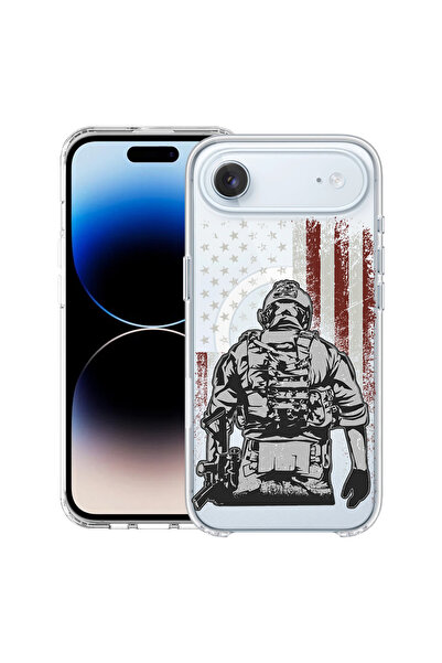 bestcase Carcasă antișoc MagSafe TPU pentru Apple iPhone 17 Air, American Sol...