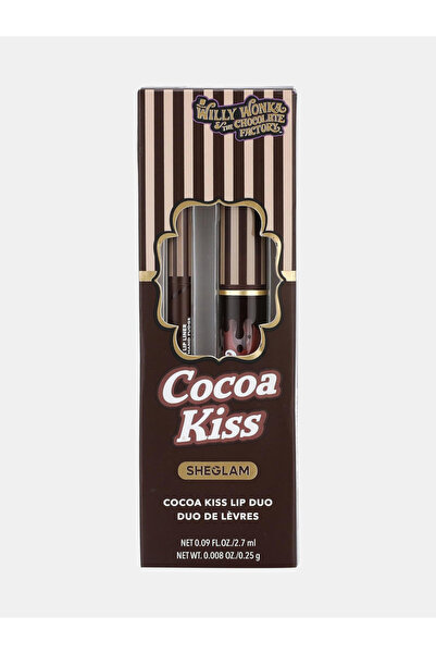 Shiglam Willy Wonka Cocoa Kiss Lip Duo, Cookies N' Milk by Shiglam