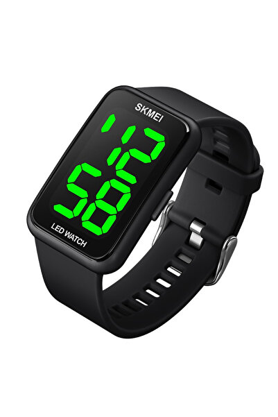 Skmei Ceas digital unisex casual la modă, negru