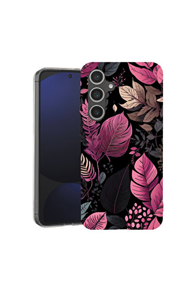 bestcase Carcasă antișoc MagSafe TPU pentru Samsung Galaxy A55, pene de trand...