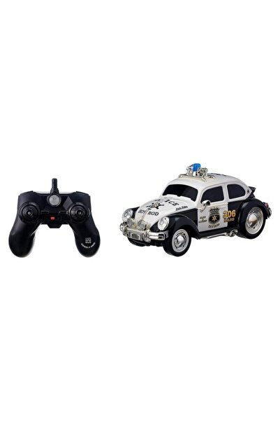 CAN OYUNCAK Uzaktan Kumandalı Sesli Işıklı USB Şarjlı VosVos Polis Aracı (ITE...