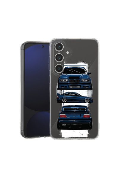 bestcase Carcasă MagSafe antișoc TPU pentru Samsung Galaxy A36 5G, BMW E36, 2...