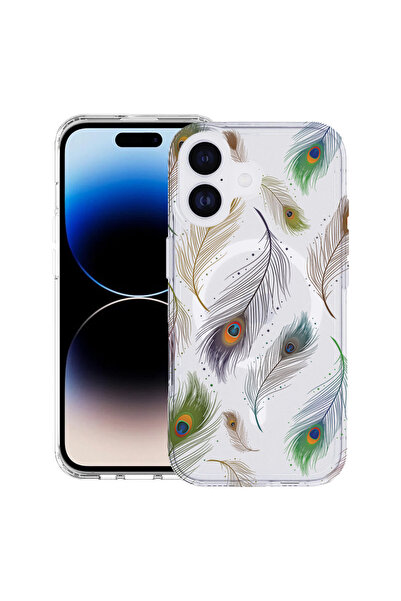 bestcase Carcasă antișoc MagSafe TPU pentru Apple iPhone 17, model floare, 20...