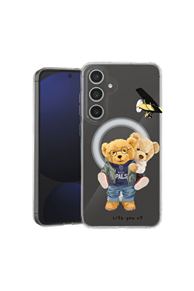 bestcase Carcasă antișoc MagSafe TPU pentru Samsung Galaxy A16, Teddy Bear Li...