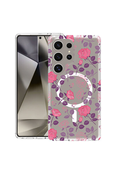 bestcase Carcasă antișoc MagSafe TPU pentru Samsung Galaxy S25 Ultra, roz, 20...