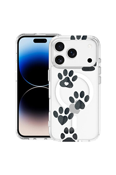 bestcase Carcasă antișoc MagSafe TPU pentru Apple iPhone 17 Pro, Labă de câin...