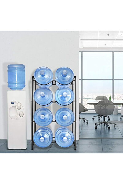 Choice Large 4-Tier Water Bottle Holder Rack for 8 Bottles