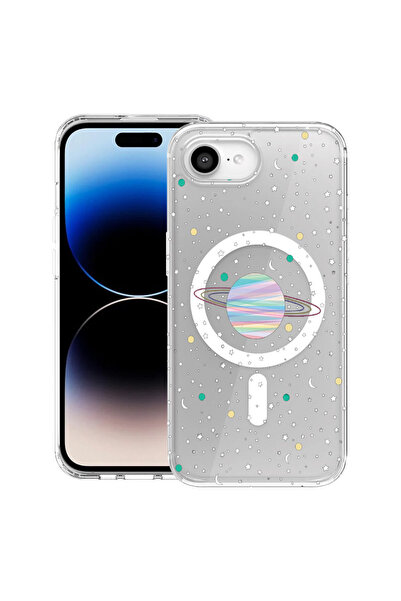 bestcase Carcasă MagSafe Anti-Șoc TPU pentru Apple iPhone 16e, Universe, 1988...