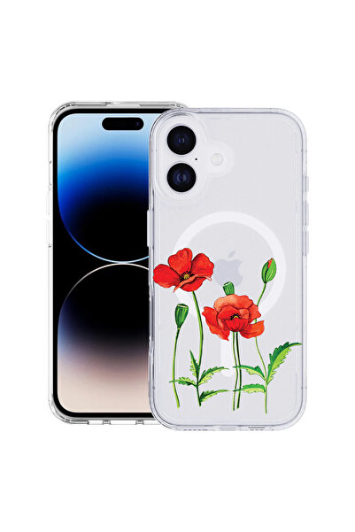 bestcase Carcasă antișoc MagSafe TPU pentru Apple iPhone 17, culoarea macului...